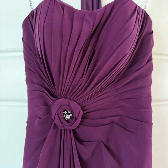 Eggplant Purple Gown in Size 2 - Romantic Bridals - Picture 4 of 10